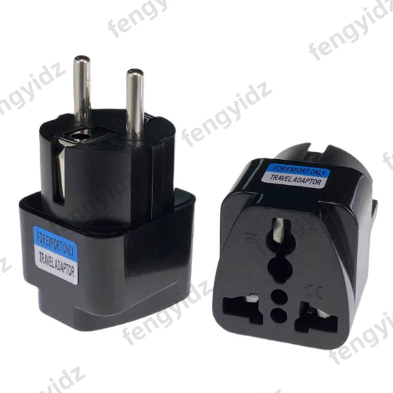 Universal EU Plug Adapter – AU/UK/US to EU/Euro/KR Travel Power Converter