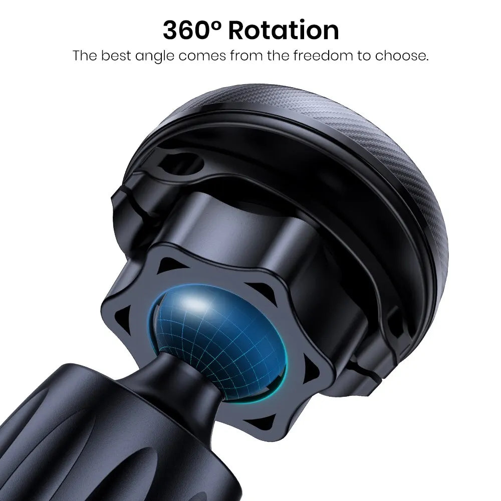 TOPK Magnetic Car Phone Holder – 6 N52 Magnets, Air Vent Mount, 360° Universal