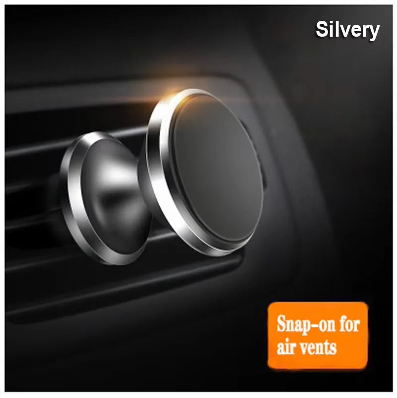 Magnetic Car Phone Holder – Air Vent Clip Mount, 360° Adjustable, Universal Fit