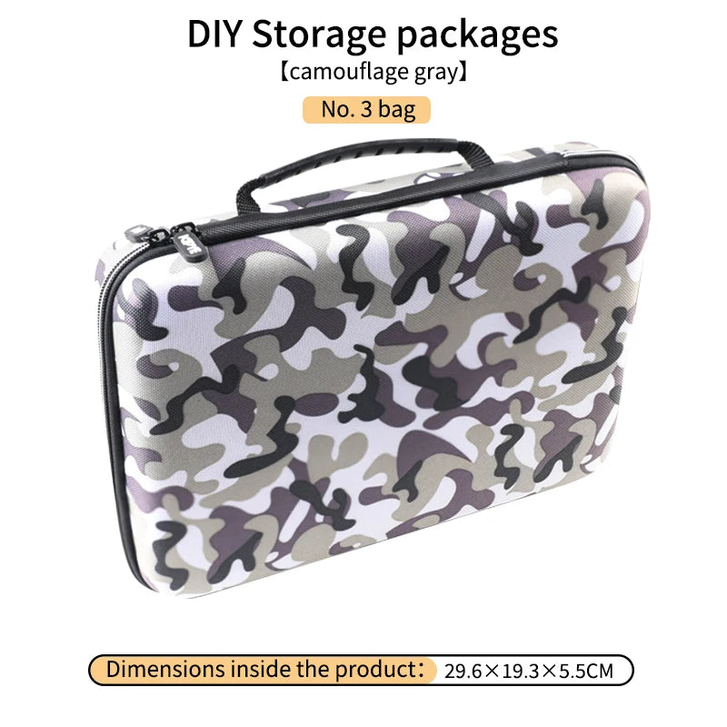DIY Sponge Electronics Organizer Case – Customizable Foam Travel Carry Bag