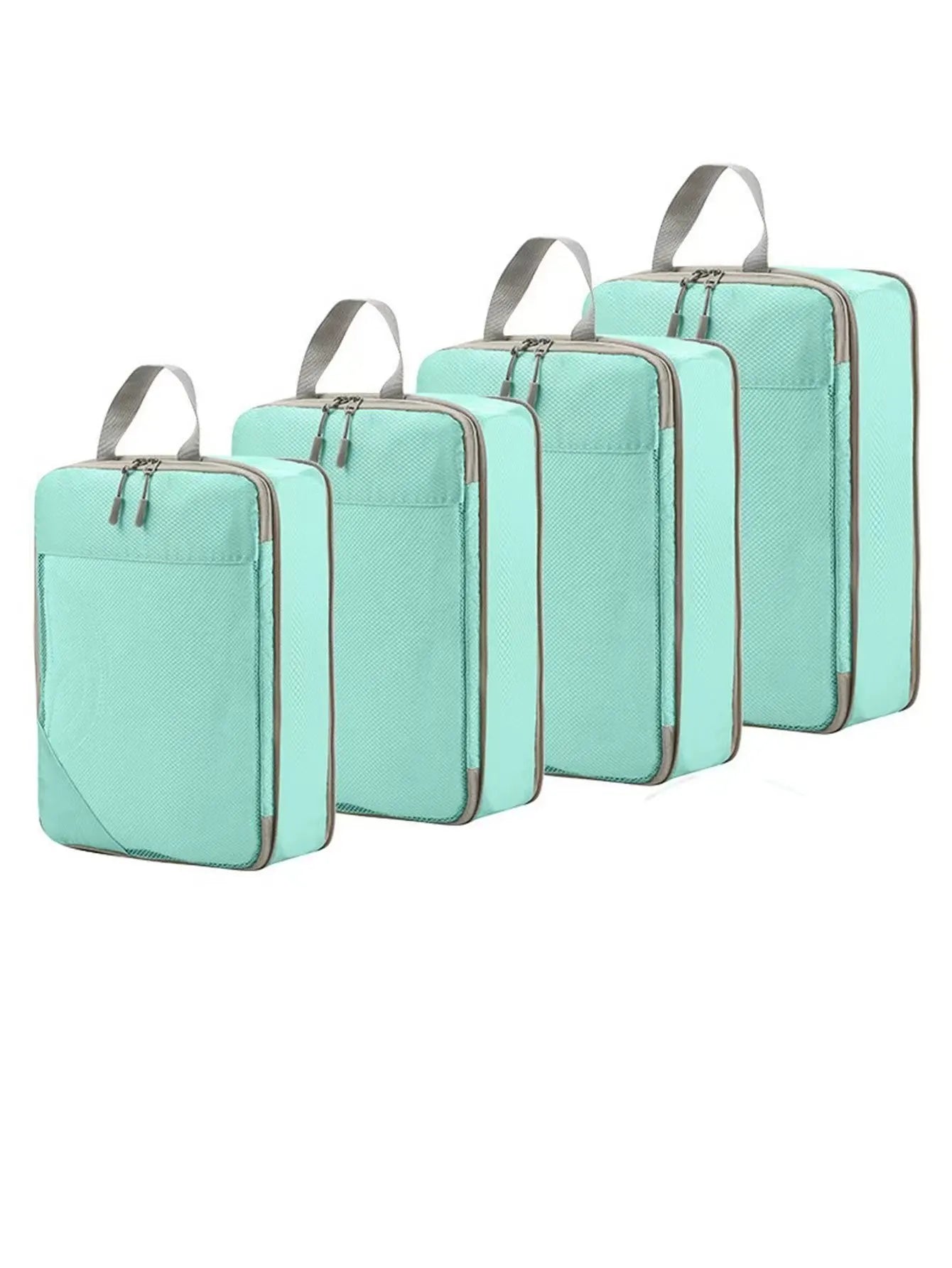 Expandable Compression Packing Cubes – Lightweight Travel Organizer Set for Suitcases