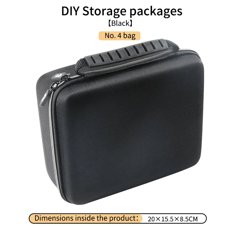 DIY Sponge Electronics Organizer Case – Customizable Foam Travel Carry Bag