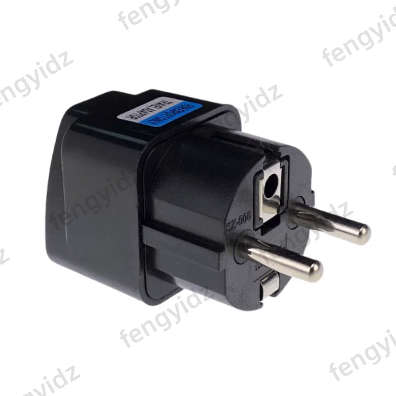 Universal EU Plug Adapter – AU/UK/US to EU/Euro/KR Travel Power Converter