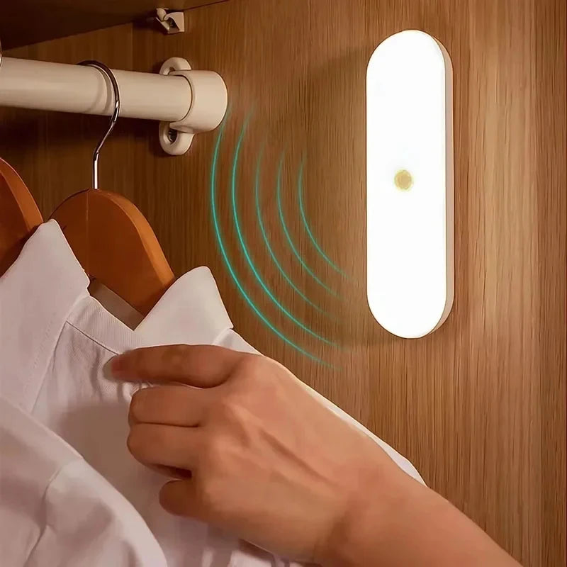 Wireless LED Motion Sensor Lamp – USB-C Rechargeable, Warm & Cool White