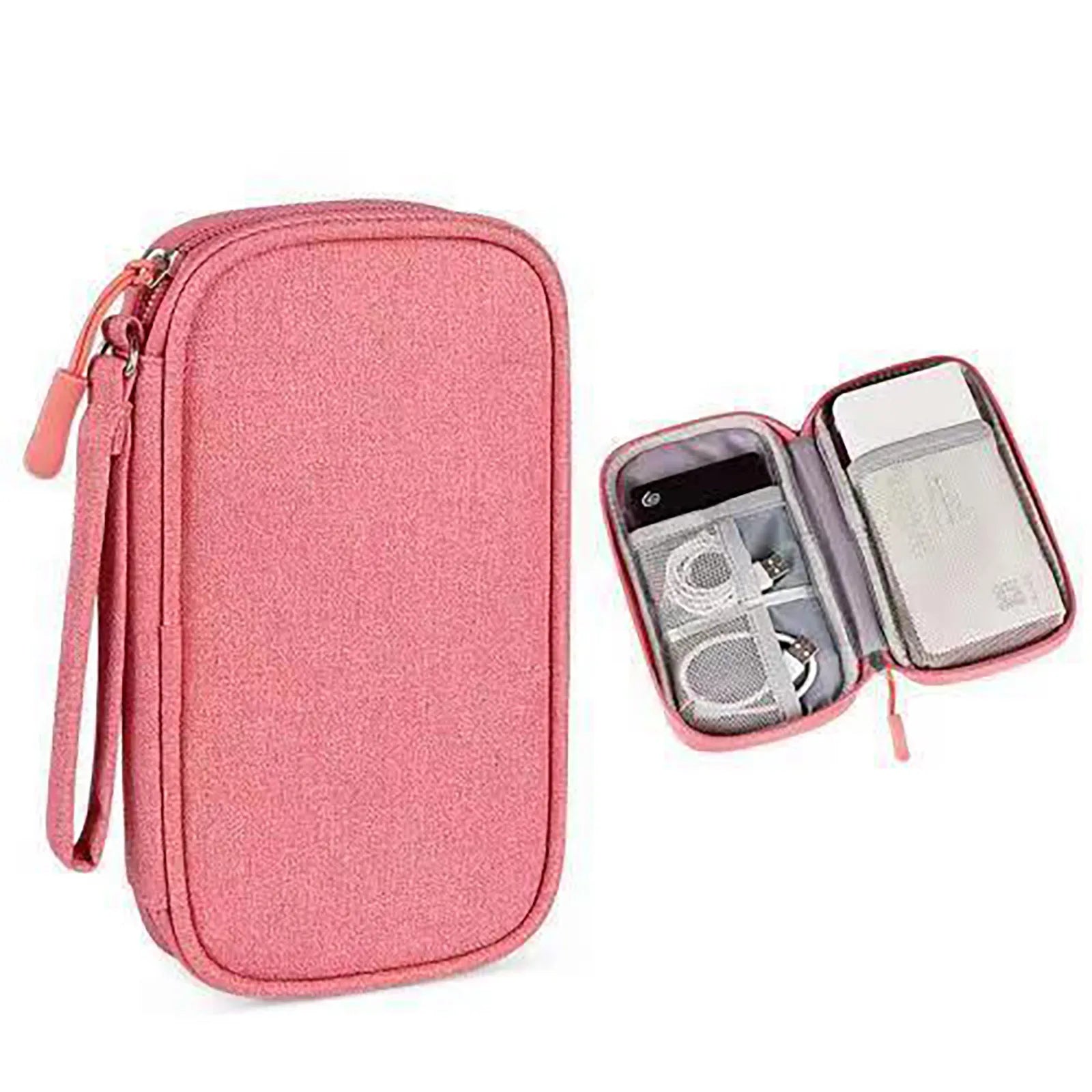 Waterproof Electronics Organizer Pouch – Small Travel Case for Cables & Gadgets