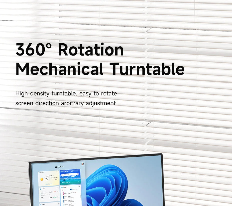 Adjustable Laptop Stand – 360° Rotating, Ergonomic, Fits Up to 18 Inches