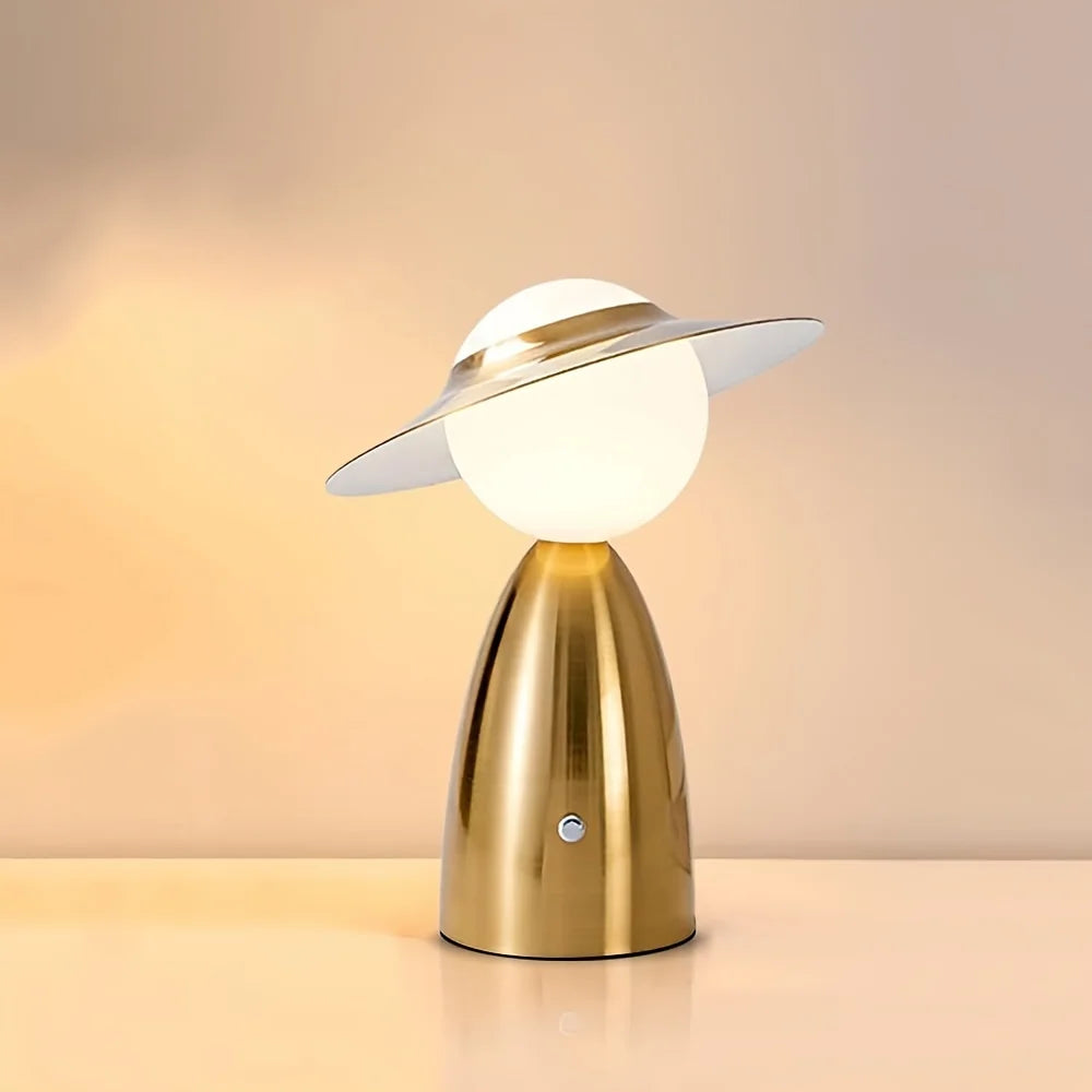Cordless LED Desk Lamp – Stepless Dimming, Touch Control, USB Rechargeable, Portable
