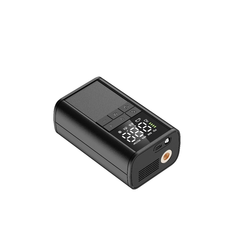 Cordless Tire Inflator – 150 PSI, 5 Smart Modes, Auto-Stop, Digital Gauge & LED Light