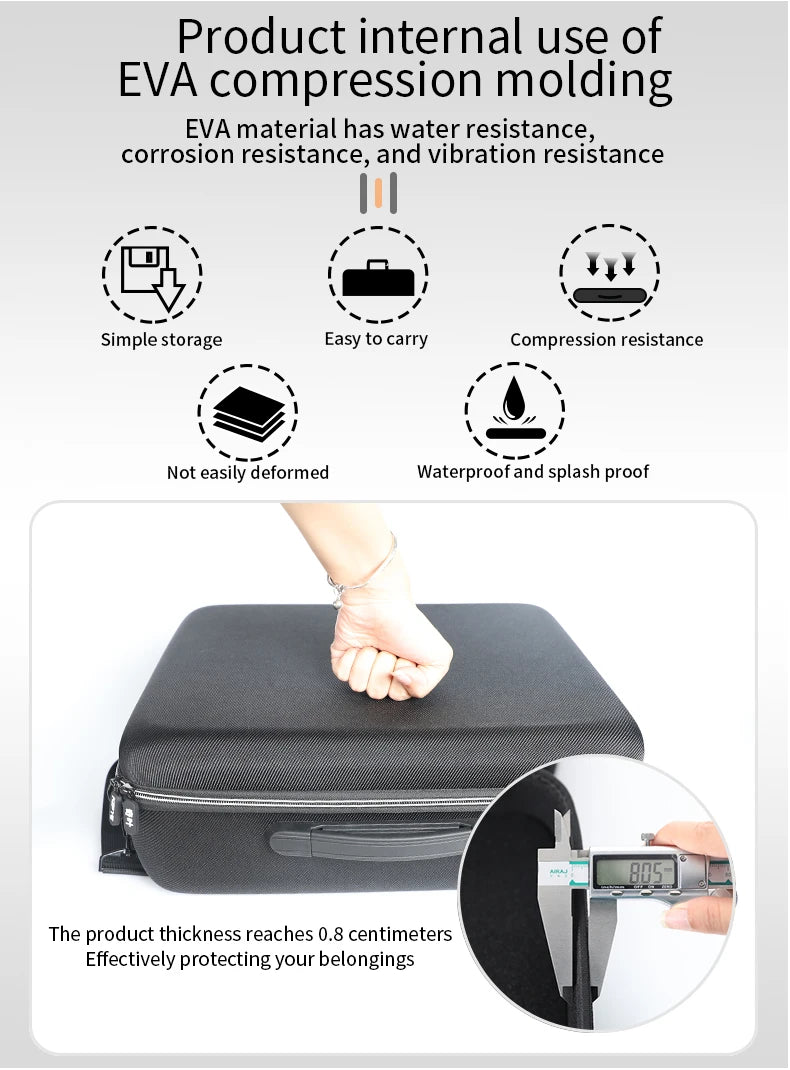 DIY Sponge Electronics Organizer Case – Customizable Foam Travel Carry Bag