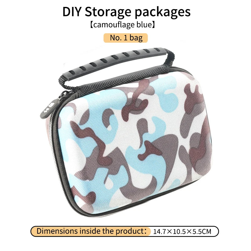 DIY Sponge Electronics Organizer Case – Customizable Foam Travel Carry Bag