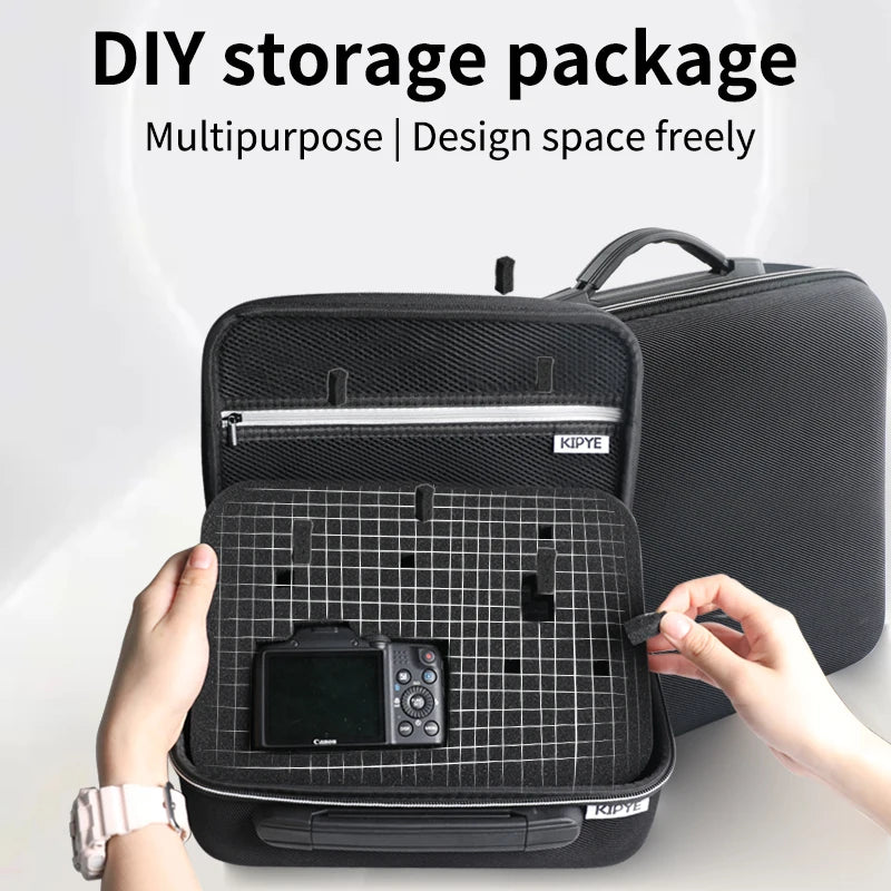 DIY Sponge Electronics Organizer Case – Customizable Foam Travel Carry Bag