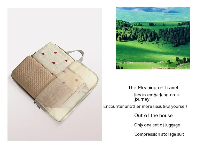 Expandable Compression Packing Cubes – Lightweight Travel Organizer Set for Suitcases