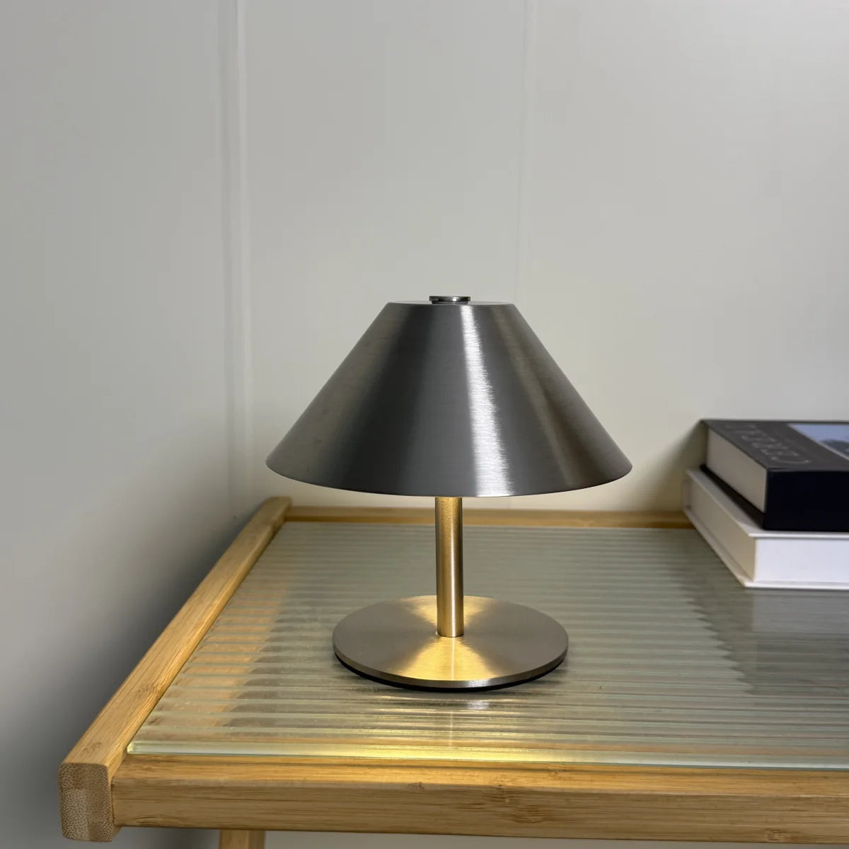 Cordless Touch LED Desk Lamp – 3-Color Dimmable, Rechargeable, Portable