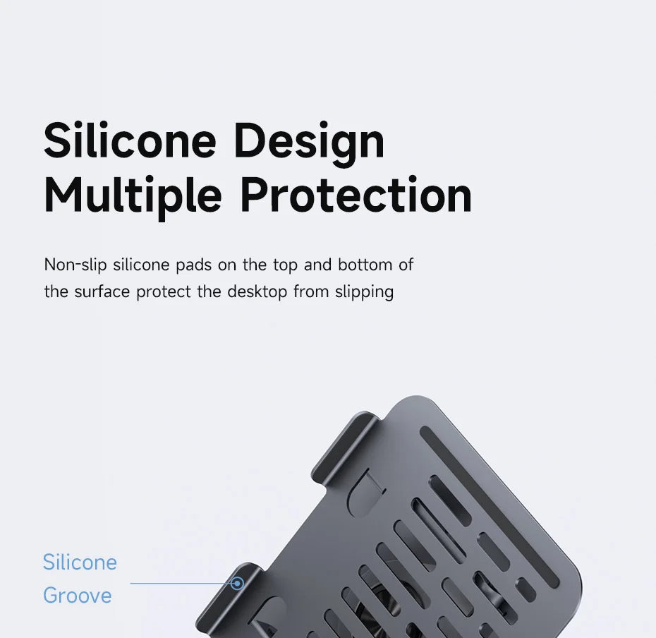 Adjustable Laptop Stand – 360° Rotating, Ergonomic, Fits Up to 18 Inches