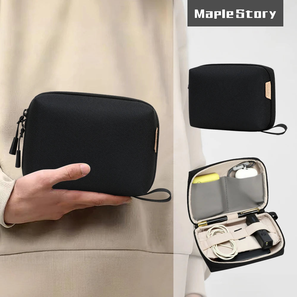 Travel Electronics Organizer Bag – Portable Cable, Charger & Power Bank Storage