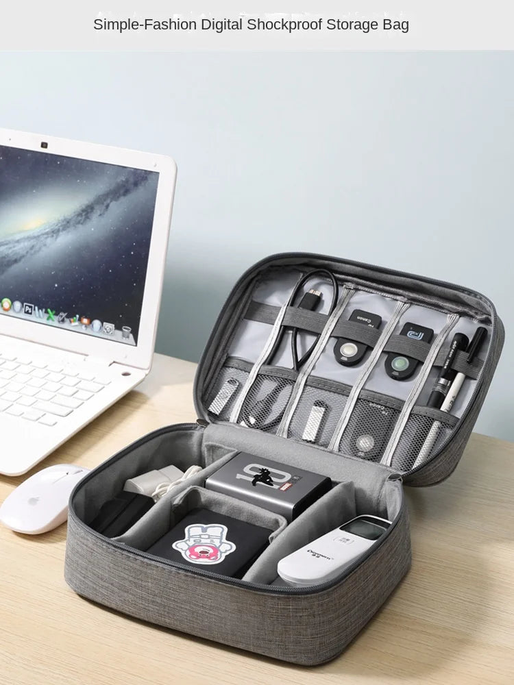 Cable Storage Bag – Portable USB & Charger Organizer for Travel