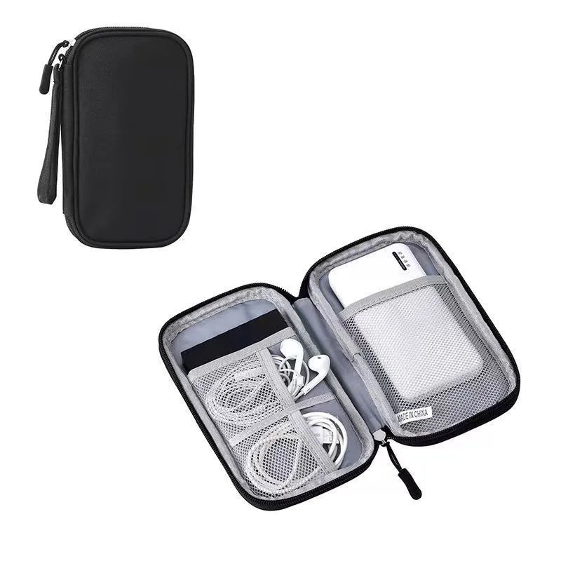 Waterproof Electronics Organizer Pouch – Small Travel Case for Cables & Gadgets