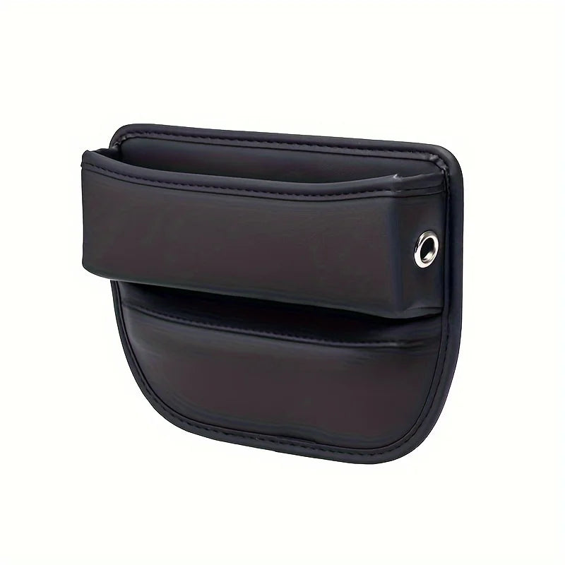 PU Car Seat Gap Side Organizer – Slim Console Crevice Storage Pocket, Universal Fit