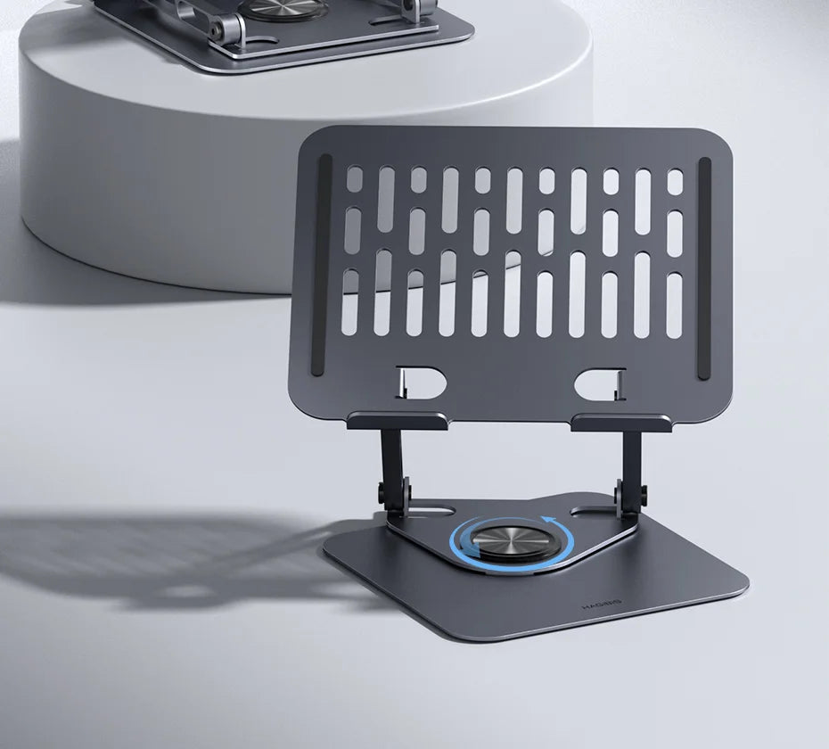 Adjustable Laptop Stand – 360° Rotating, Ergonomic, Fits Up to 18 Inches