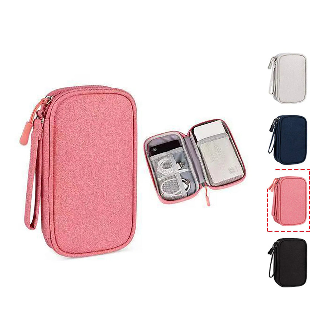 Waterproof Electronics Organizer Pouch – Small Travel Case for Cables & Gadgets