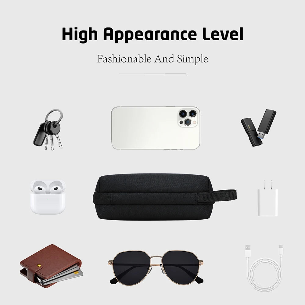 Travel Electronics Organizer Bag – Portable Cable, Charger & Power Bank Storage