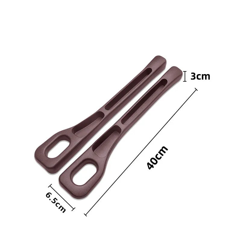 Waterproof Car Seat Gap Filler Strip 2-Pack – EVA Plug with 2 Grooves, Seatbelt-Safe