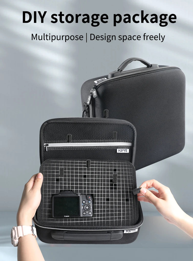 DIY Sponge Electronics Organizer Case – Customizable Foam Travel Carry Bag