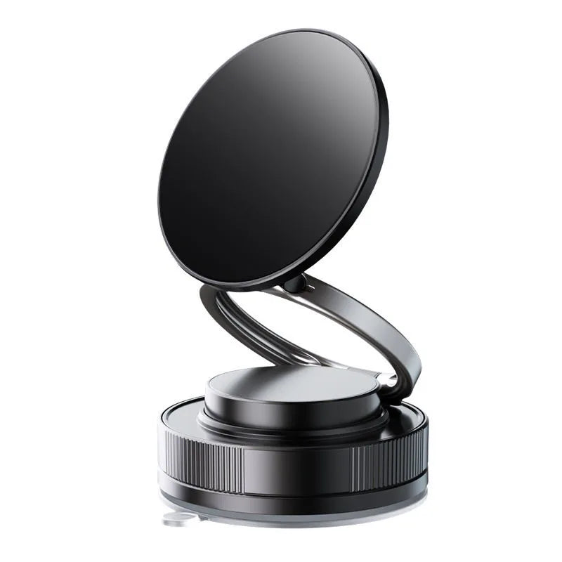 Magnetic Car Phone Holder – Suction Cup Mount, 360° Rotatable & Foldable, Multi-Surface