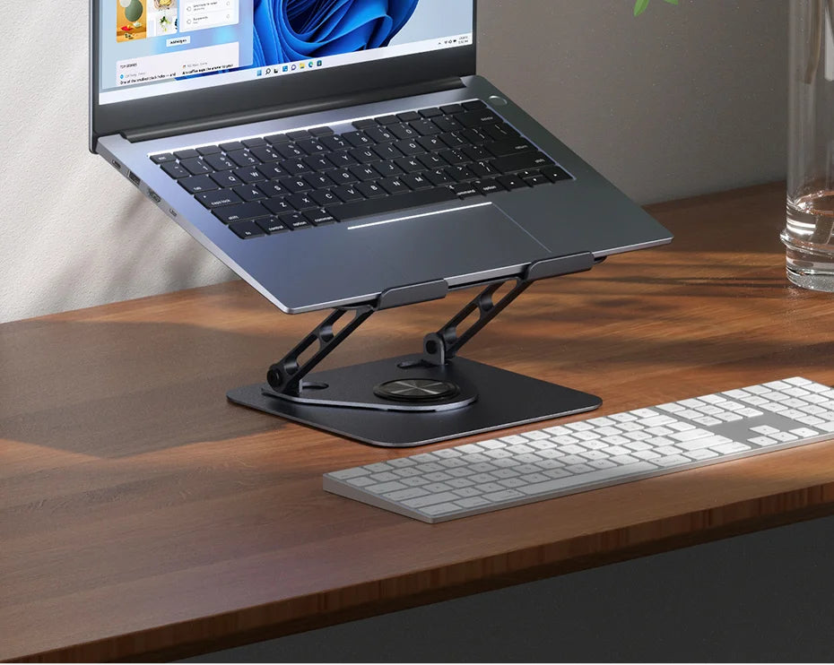 Adjustable Laptop Stand – 360° Rotating, Ergonomic, Fits Up to 18 Inches