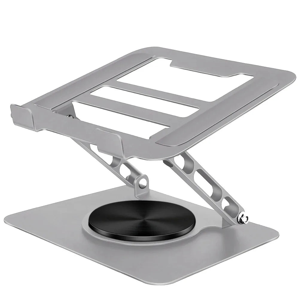 Foldable Laptop Stand – 360° Rotating Base, Adjustable & Ergonomic