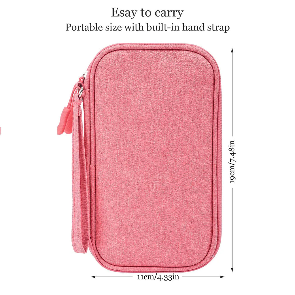 Waterproof Electronics Organizer Pouch – Small Travel Case for Cables & Gadgets