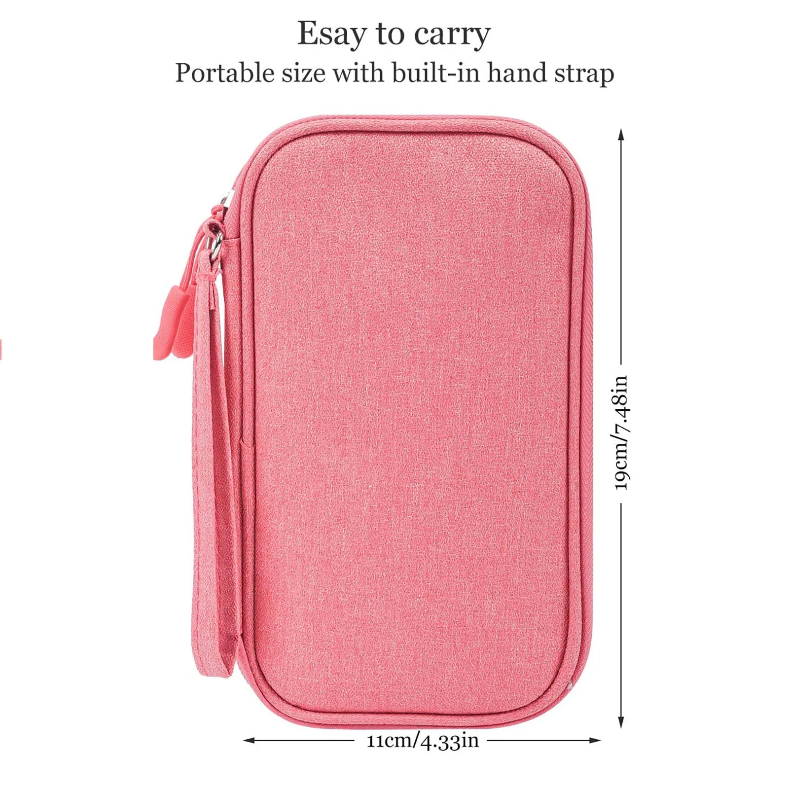 Waterproof Electronics Organizer Pouch – Small Travel Case for Cables & Gadgets