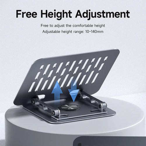 Adjustable Laptop Stand – 360° Rotating, Ergonomic, Fits Up to 18 Inches