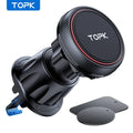 TOPK Magnetic Car Phone Holder – 6 N52 Magnets, Air Vent Mount, 360° Universal