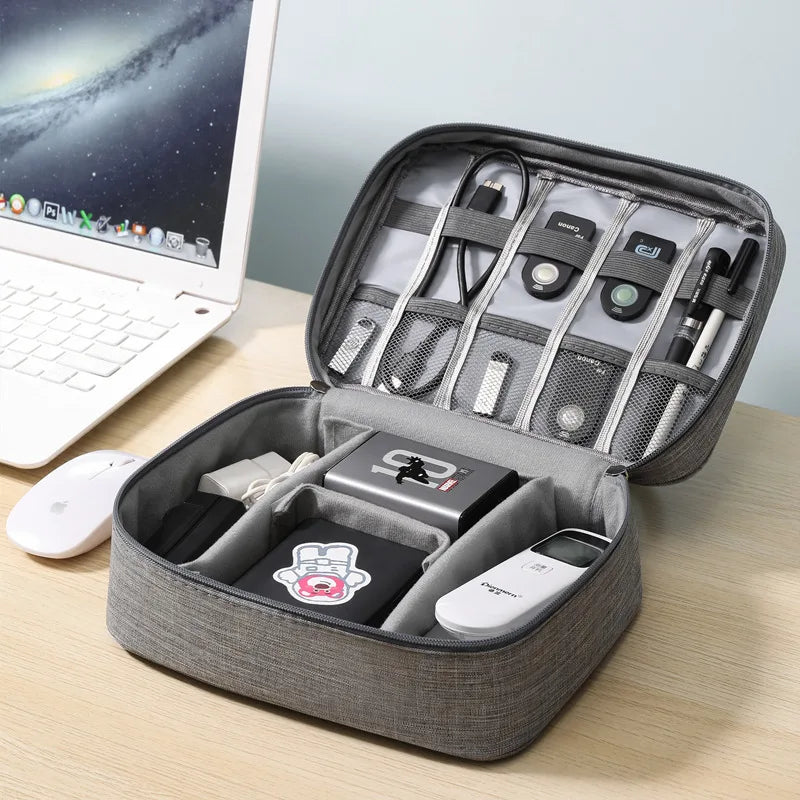 Cable Storage Bag – Portable USB & Charger Organizer for Travel
