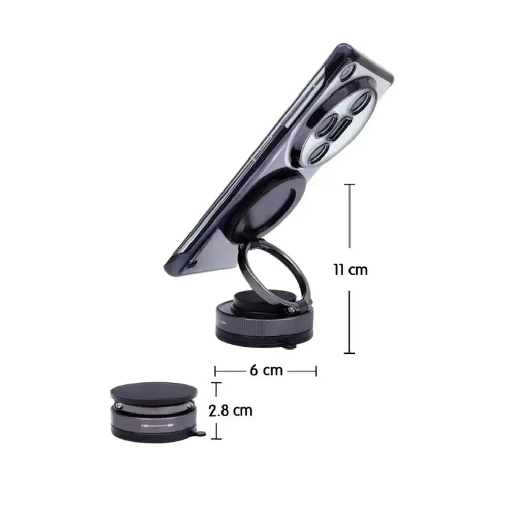 Magnetic Car Phone Holder – 360° Rotatable & Foldable Mount, Universal Compatibility