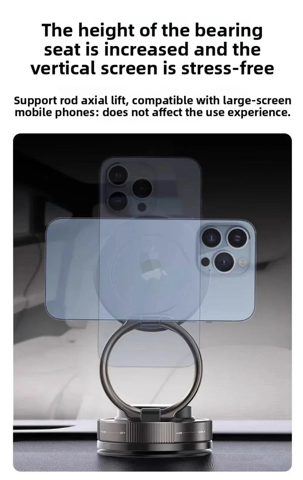Magnetic Car Phone Holder – 360° Rotatable & Foldable Mount, Universal Compatibility