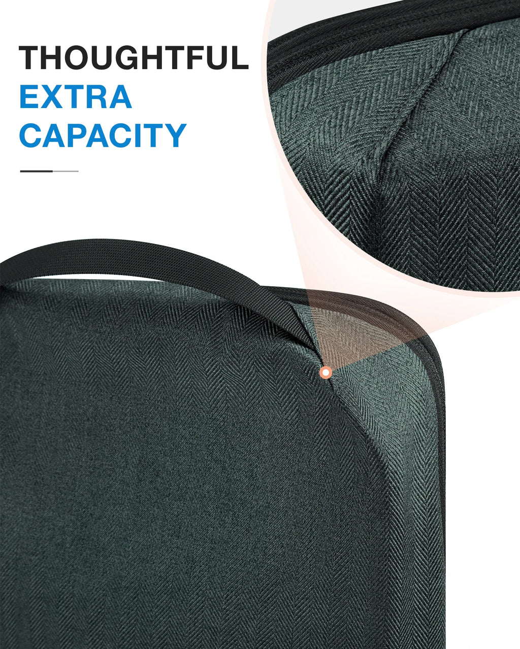 BAGSMART 6-Piece Compression Packing Cubes Set – Expandable Travel Luggage Organizer with Shoe Bag