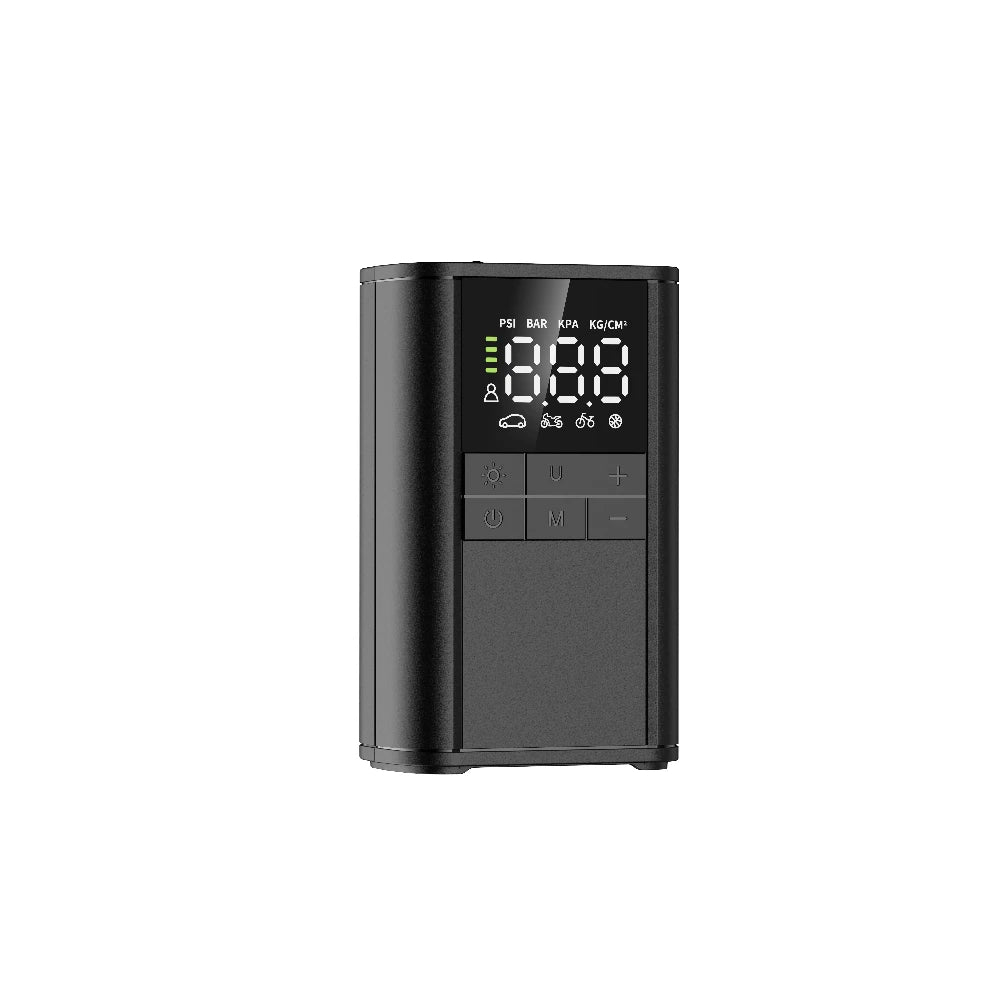 Cordless Tire Inflator – 150 PSI, 5 Smart Modes, Auto-Stop, Digital Gauge & LED Light