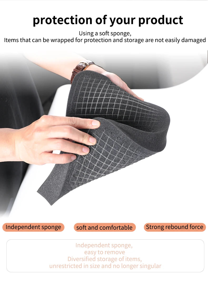 DIY Sponge Electronics Organizer Case – Customizable Foam Travel Carry Bag