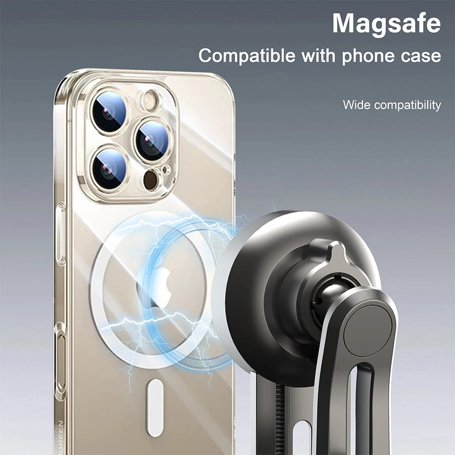 MagSafe-Compatible Magnetic Car Phone Mount – Air Vent, Strong Magnetic Hold