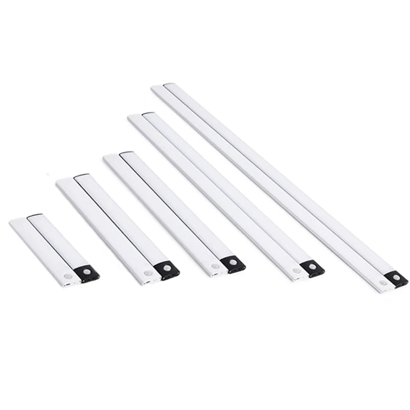 Slim Magnetic LED Strip Light – Motion Sensor, USB Rechargeable, 3-Color
