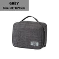 Waterproof Oxford Cable Storage Bag – Portable USB & Charger Travel Organizer